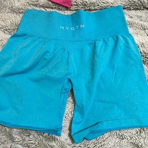 nvgtn gym shortscyan blue